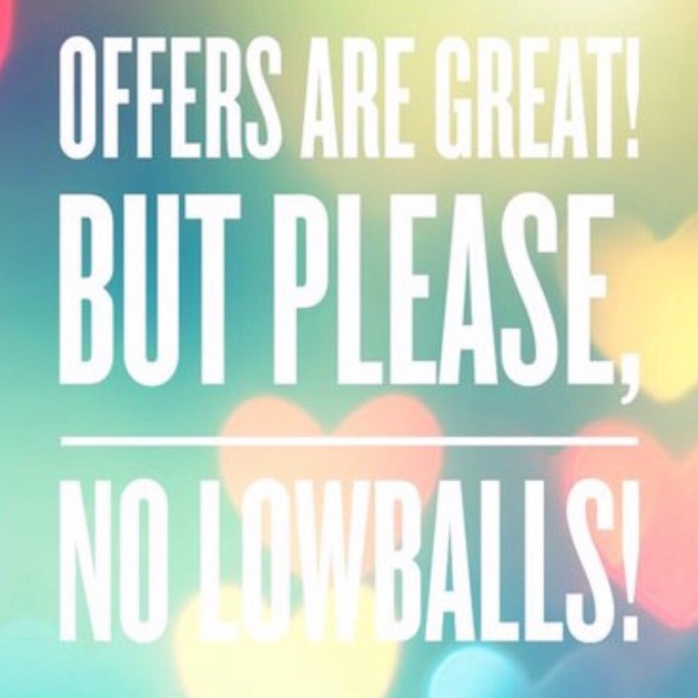 Accepting all reasonable offers! No low ball offer